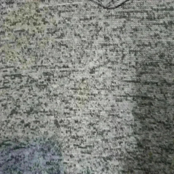 Olivia rae gray and white merle oversize top size M,  lounge comfort wear - Picture 2 of 5